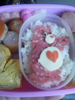 キャラ弁・ケアベア弁当-レシピのメイン写真