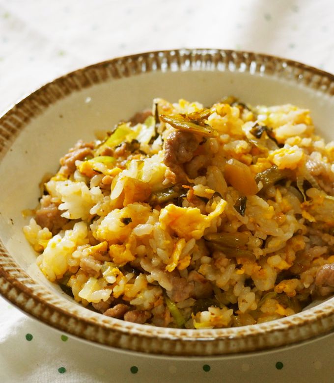 高菜チャーハン 具だくさん高菜炒飯 | 商品情報 | 味の素冷凍食品株式会社