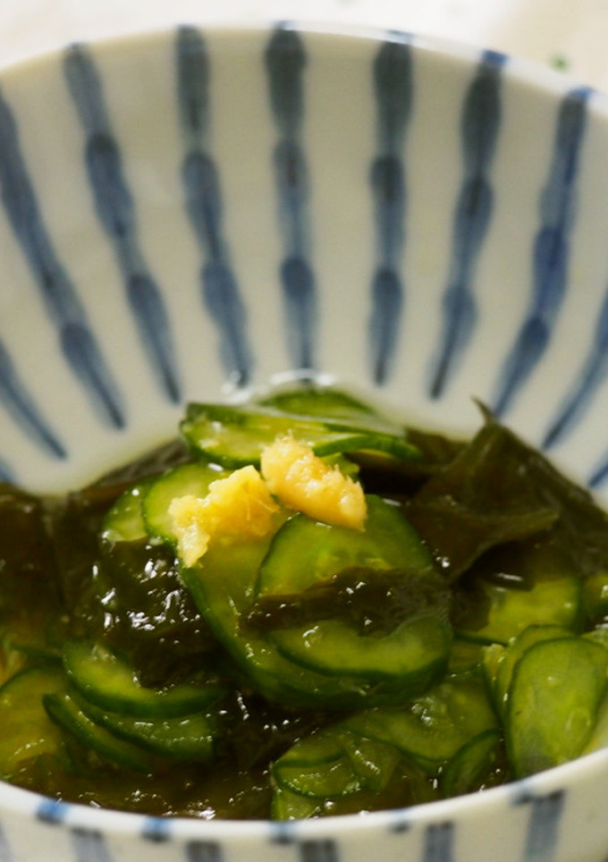 きゅうりと生姜の酢の物♪生姜がさっぱり♪-レシピのメイン写真