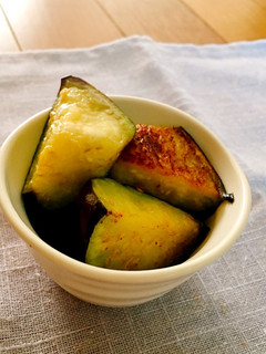茄子と塩だけ!!塩だけde茄子焼き-レシピのメイン写真