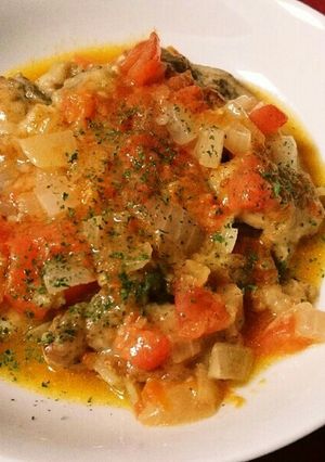 鶏肉のトマト煮込み(^^)-レシピのメイン写真