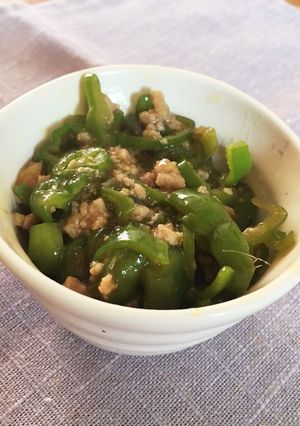 ピーマンとひき肉だけ！絶品麻婆ピーマン☆-レシピのメイン写真