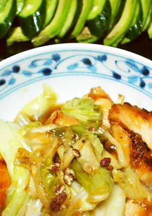 鶏胸肉とキャベツのオイスターソース炒め-レシピのメイン写真