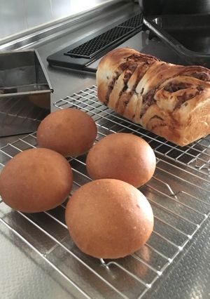時短♪レンジ発酵＊あんパン&あん食パン-レシピのメイン写真