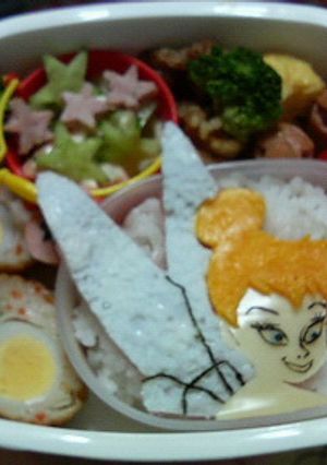 キャラ弁・ティカーベル弁当-レシピのメイン写真