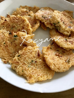茹で残った素麺でチヂミもどき-レシピのメイン写真
