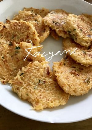 茹で残った素麺でチヂミもどき-レシピのメイン写真