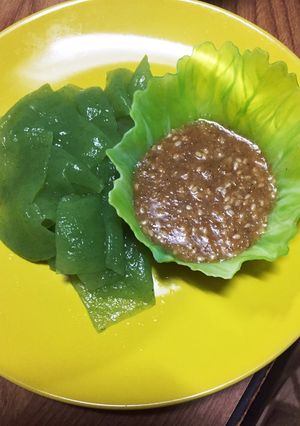 簡単!酢みそ+ゴマ-レシピのメイン写真