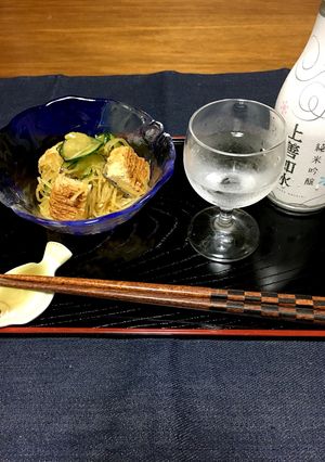 冷酒に◎うな次郎と糸瓜の簡単おつまみ♪-レシピのメイン写真
