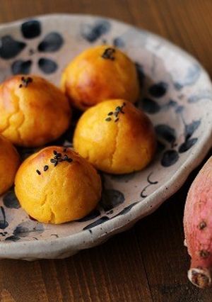 お饅頭みたいなスイートポテト-レシピのメイン写真