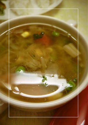 野菜たっぷり＊冷たいスープ～芯も大事に♡-レシピのメイン写真
