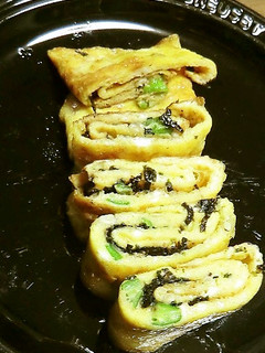 夏休み、オクラ入りの卵焼きをお子さんと~-レシピのメイン写真