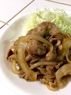 簡単がっつり豚肉生姜焼き♩-レシピのメイン写真