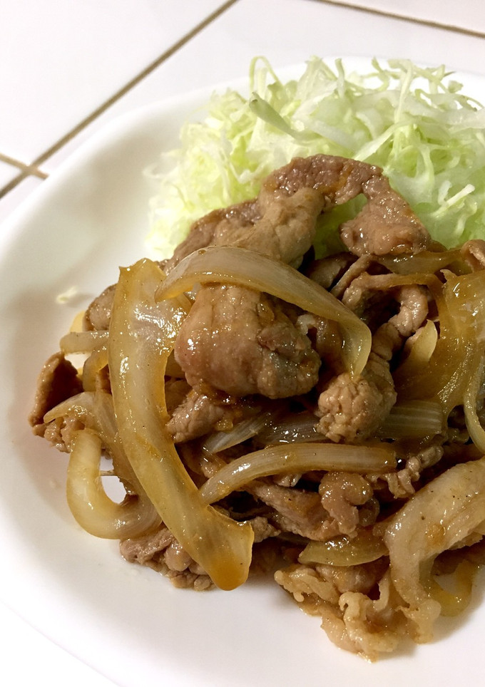簡単がっつり豚肉生姜焼き♩-レシピのメイン写真