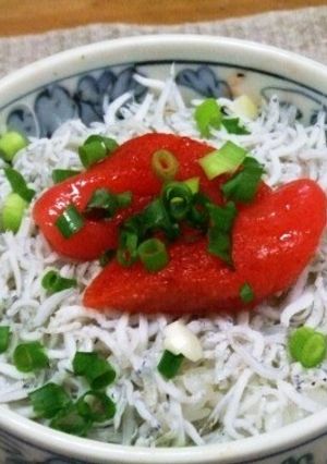 明太子・しらす丼-レシピのメイン写真