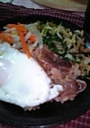 「焼肉のたれジャン」で焼肉炒飯ビビンバ風-レシピのメイン写真