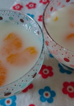 みかん缶入りカルピス寒天-レシピのメイン写真