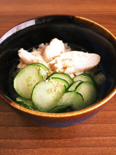 サラダチキンの冷やし茶漬け-レシピのメイン写真