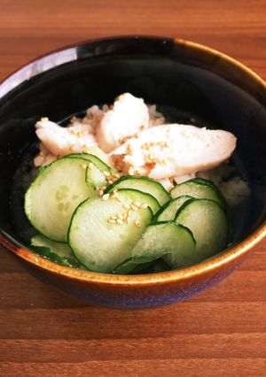 サラダチキンの冷やし茶漬け-レシピのメイン写真