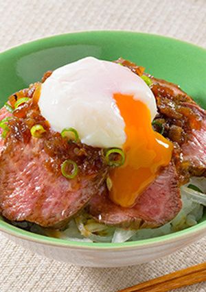 はちみつ！ローストビーフ丼-レシピのメイン写真