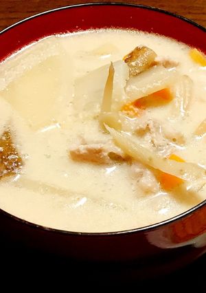 やさしくほっこり♡絶品！豆乳豚汁-レシピのメイン写真