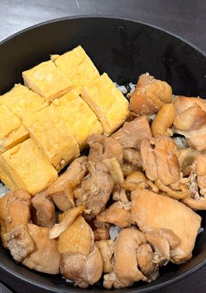 簡単・鶏の照り煮丼♪昆布つゆのみ-レシピのメイン写真