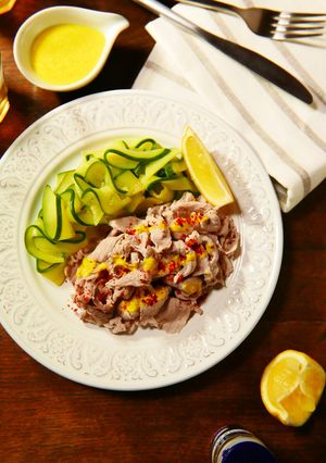 スパイシーヨーグルトソースで豚しゃぶ-レシピのメイン写真
