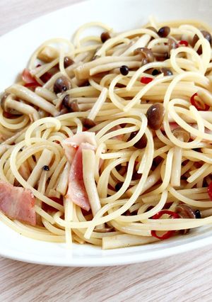 しめじとベーコンの和風パスタ-レシピのメイン写真