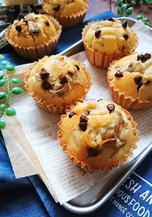 米粉で作る☆チョコバナナマフィン。-レシピのメイン写真