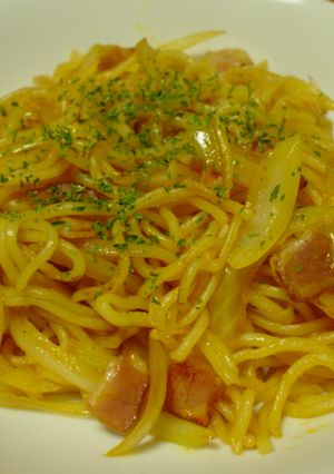 中華麺(焼きそば麺)で♪ナポリタン-レシピのメイン写真
