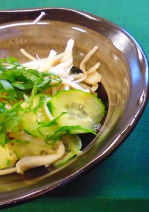 きのこの和え物（腎臓病食）-レシピのメイン写真