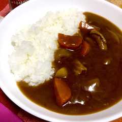 รูปของ 我が家のボイルもつ入りカレー