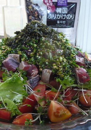 かつおとトマトのチョレギサラダ風-レシピのメイン写真