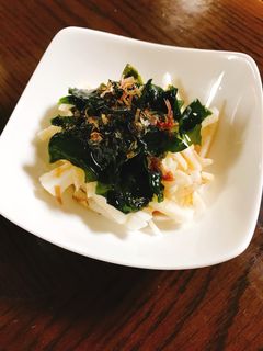 長芋とわかめのポン酢サラダ-レシピのメイン写真