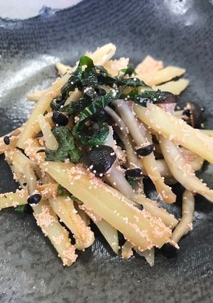 じゃがいもとしめじ明太炒め【ＪＡ福岡市】-レシピのメイン写真