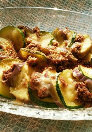 犬ご飯 夏野菜のチーズ焼-レシピのメイン写真