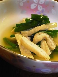 おあげとわけぎの煮びたし-レシピのメイン写真