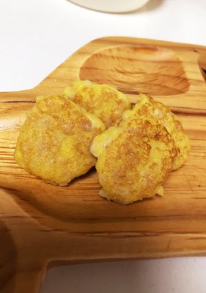 離乳食後期に！マグロのふわふわハンバーグ-レシピのメイン写真