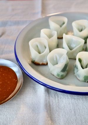 韓国風ニラだけ餃子-レシピのメイン写真