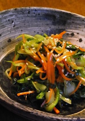 しゃきしゃき♪青梗菜の生ナムル-レシピのメイン写真
