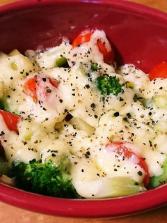トマトとブロッコリーのマヨチーズ焼き-レシピのメイン写真