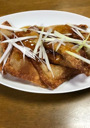 我が家のカリカリワンタン揚げ-レシピのメイン写真