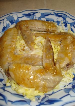 レンジで簡単☆金ごまチキンホットサラダ-レシピのメイン写真