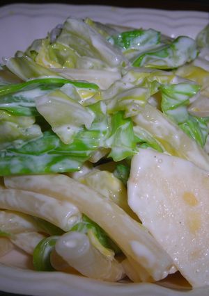 マカロニとりんご野菜のデザートサラダ-レシピのメイン写真