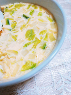 そうめん入りズッキーニと白菜の茶碗蒸し-レシピのメイン写真