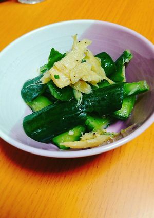 しょうがでさっぱり！たたききゅうり-レシピのメイン写真
