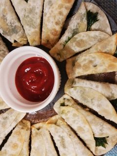 ☆ギョウザの皮で簡単おつまみ☆-レシピのメイン写真