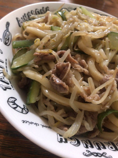 きゅうり消費に!こってり激ウマ焼うどん-レシピのメイン写真