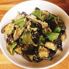おばあちゃんの味★ナスとピーマン味噌炒め-レシピのメイン写真