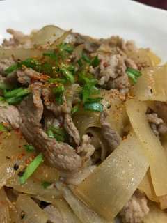 大根の丼タレ炒め-レシピのメイン写真